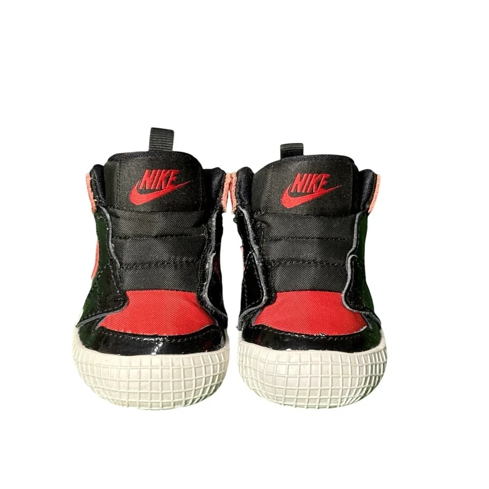 Nike Air‎ Jordan 1 Retro High Baby Bootie Patent Bred AT3745-063 Toddler 2C